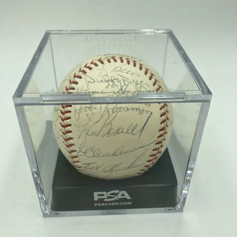 1969 New York Mets World Series Champs Team Signed Baseball Tom Seaver PSA DNA