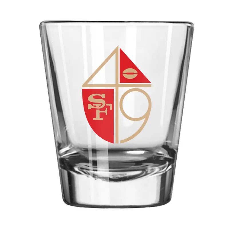 San Francisco 49ers 2oz Retro Shot Glass