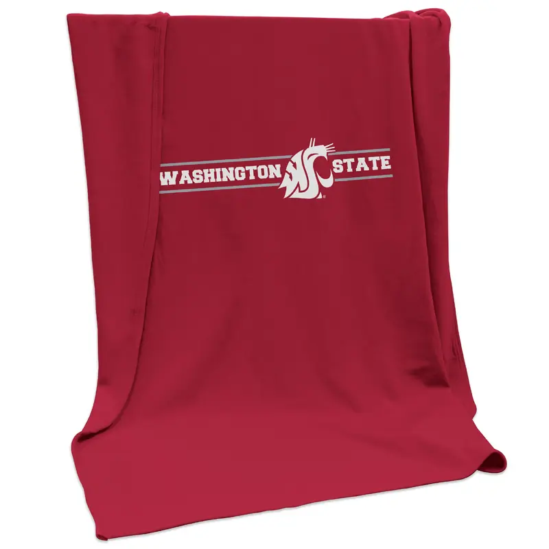WA State Campus Colors Sweatshirt Blanket (Screened)