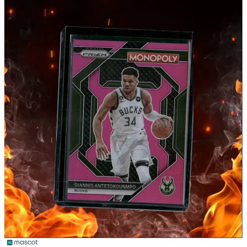 2023-24 Panini Prizm Monopoly Giannis Antetokounmpo Pink Prizm 032/149 #PS5