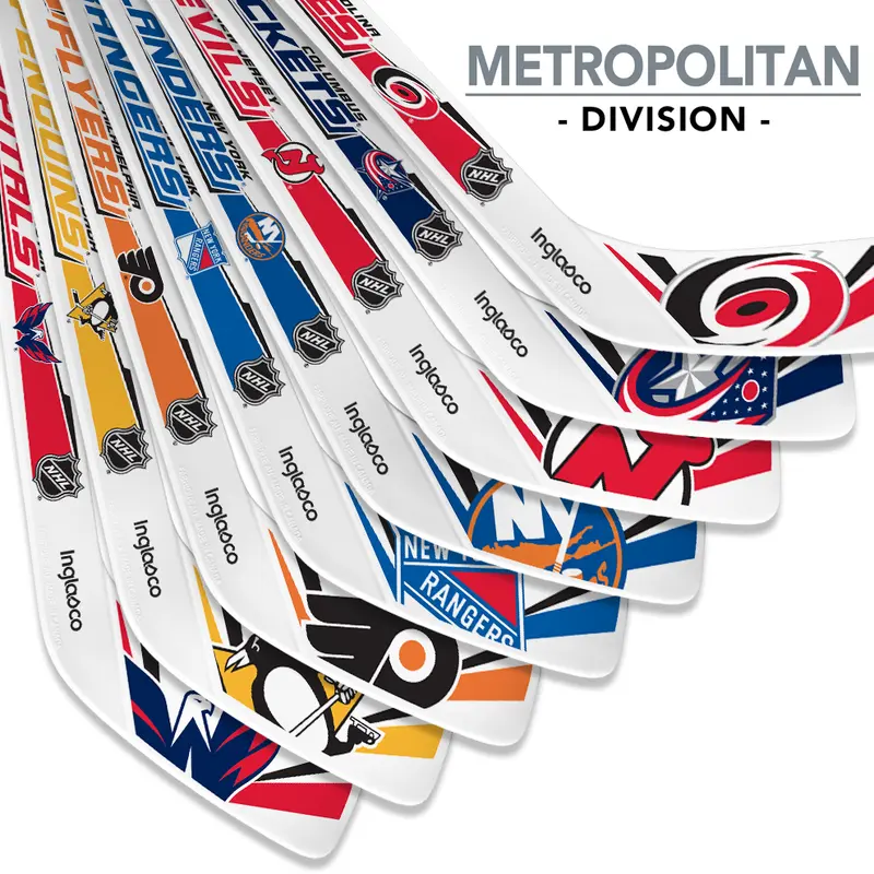 NHL Metropolitan Division Player 8-Piece Mini Stick Set