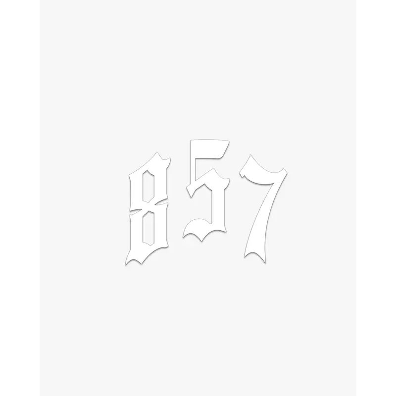 THE (857) VANQUISH PREMIUM DECAL