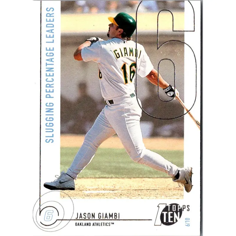 2002 Topps Ten Jason Giambi #67