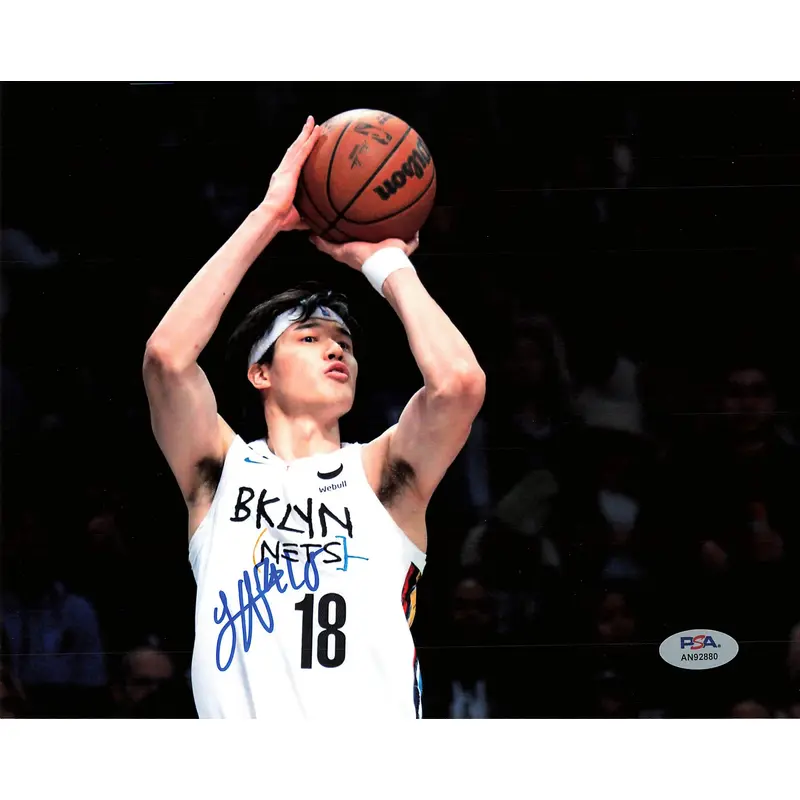 Yuta Watanabe signed 8x10 photo PSA/DNA Brooklyn Nets Autographed