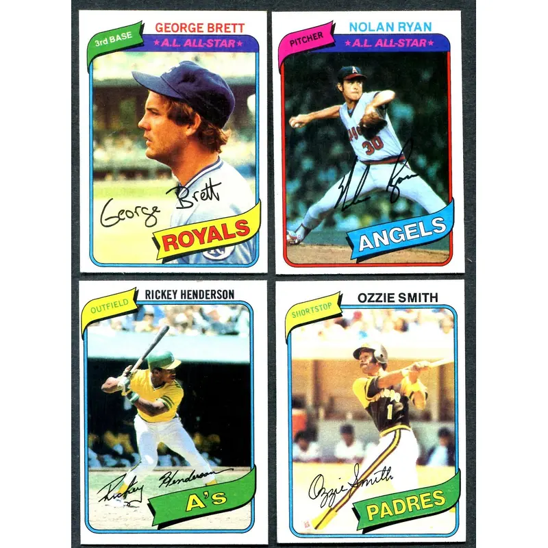 1980 Topps Baseball Complete Set VG EX (726) (24-607)