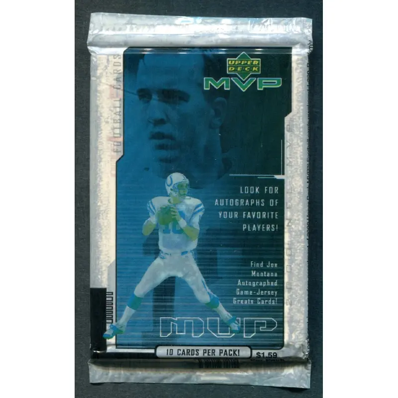 2000 Upper Deck MVP Football Unopened Pack (Retail) (Pre-Priced)