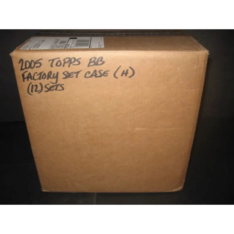 2005 Topps Baseball Factory Set Case (Hobby) (12 Sets)