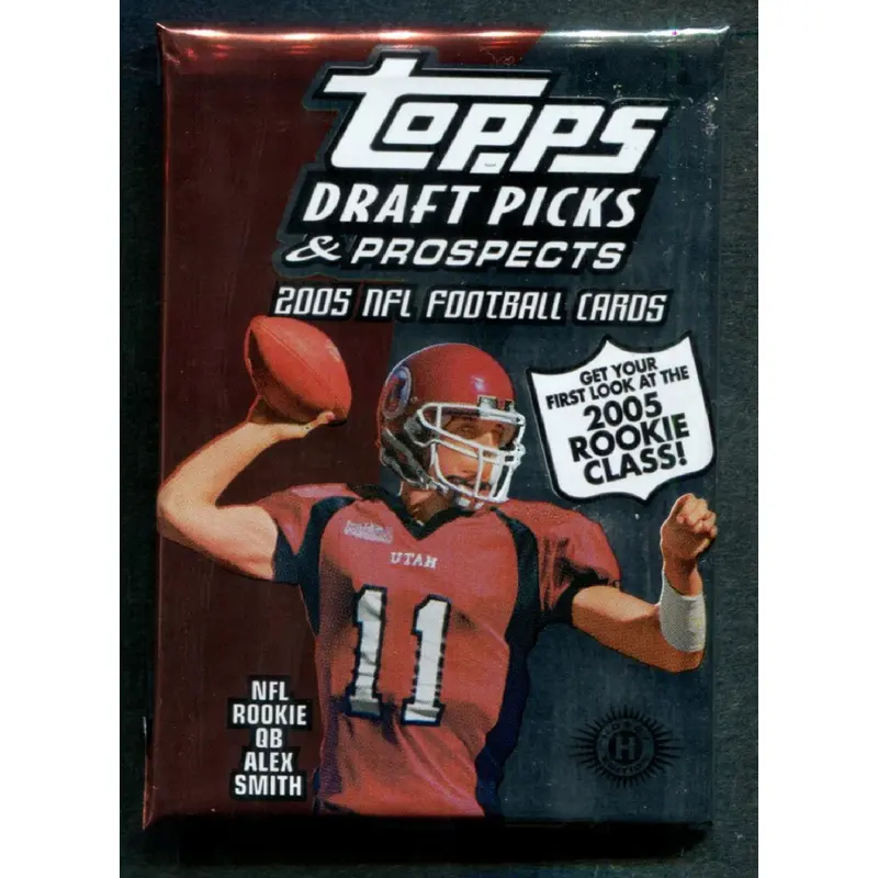 2005 Topps Draft Picks & Prospects Football Unopened Pack (Hobby) (5)