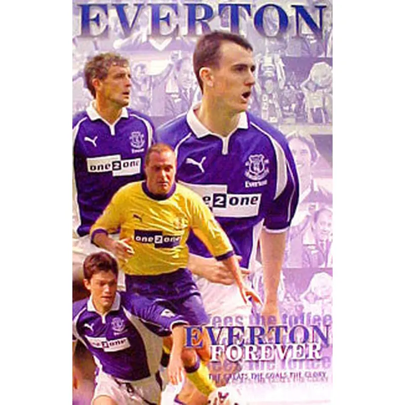 Everton Football "Everton Forever" EPL Soccer Poster - U.K. 2000