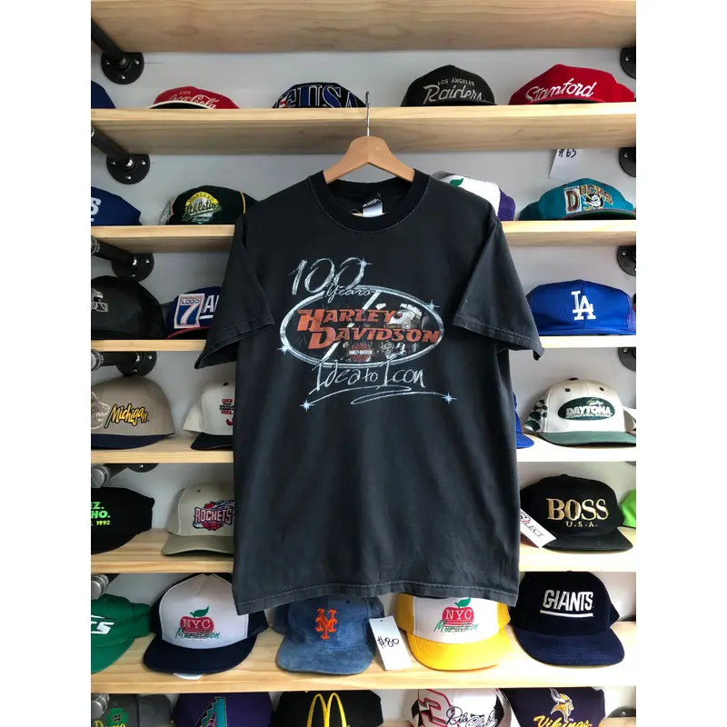 Vintage 2003 Harley Davidson 100th Year Anniversary Tee Size Medium