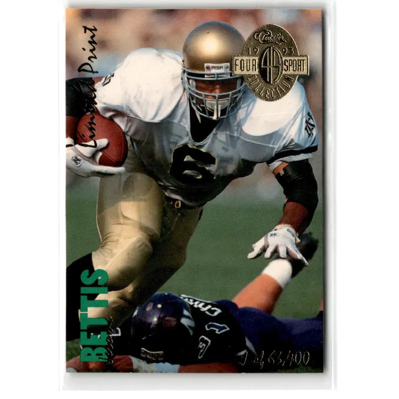 1993 Classic Limited Prints Jerome Bettis #LP8