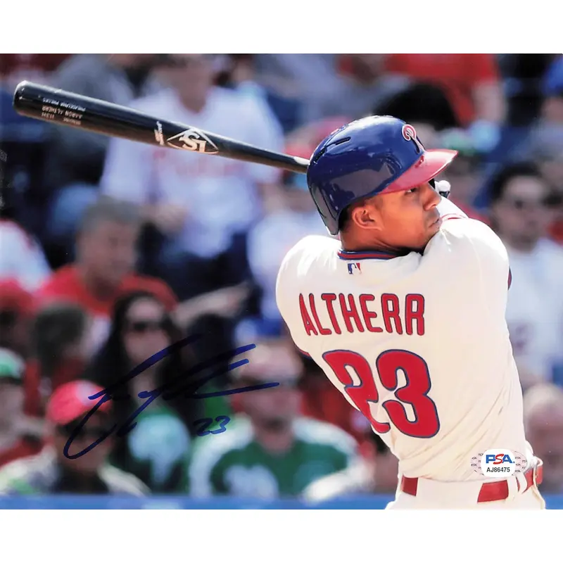 AARON ALTHERR signed 8x10 photo PSA/DNA Philadelphia Phillies Autographed