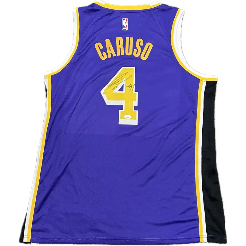 Alex Caruso Signed Jersey JSA Los Angeles Lakers Autographed