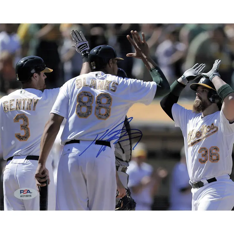 Kyle Blanks signed 8x10 photo PSA/DNA Oakland Athletics Autographed