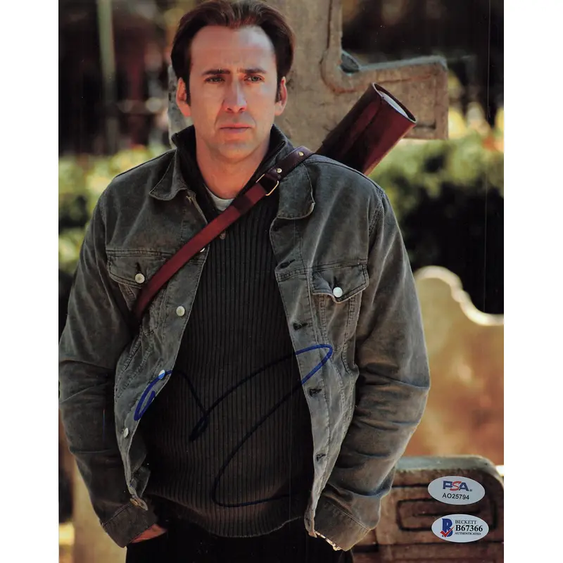 Nicolas Cage signed 8x10 photo PSA/DNA Autographed