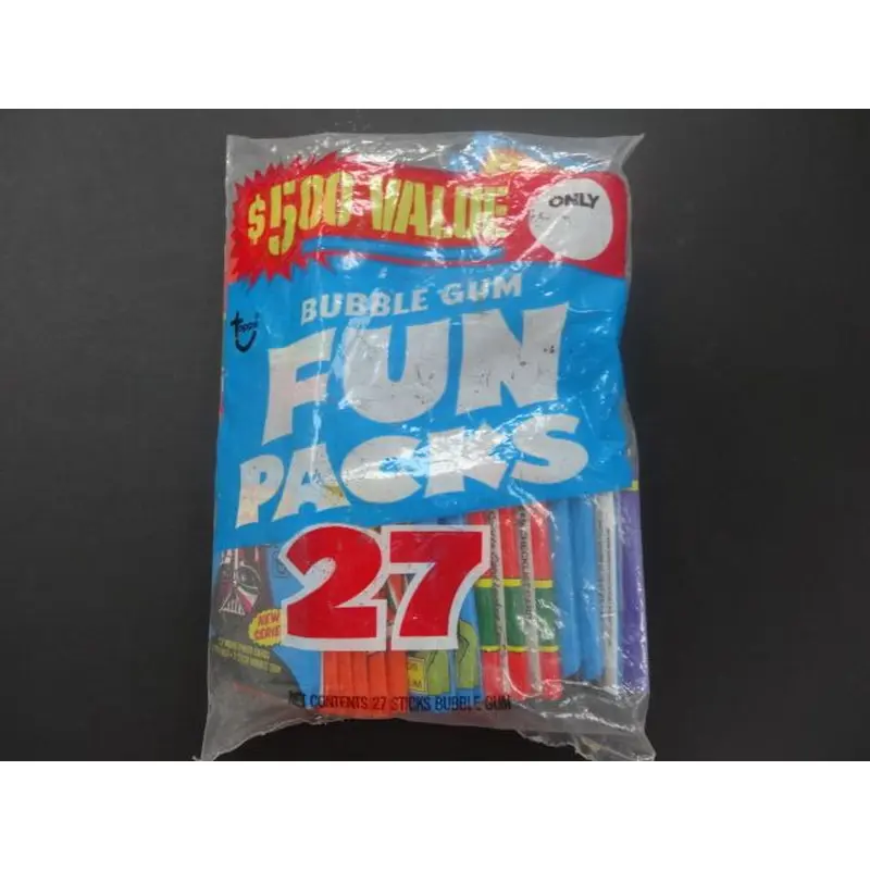 1980 Topps Fun Bag w/ Basketball Football Non Sport