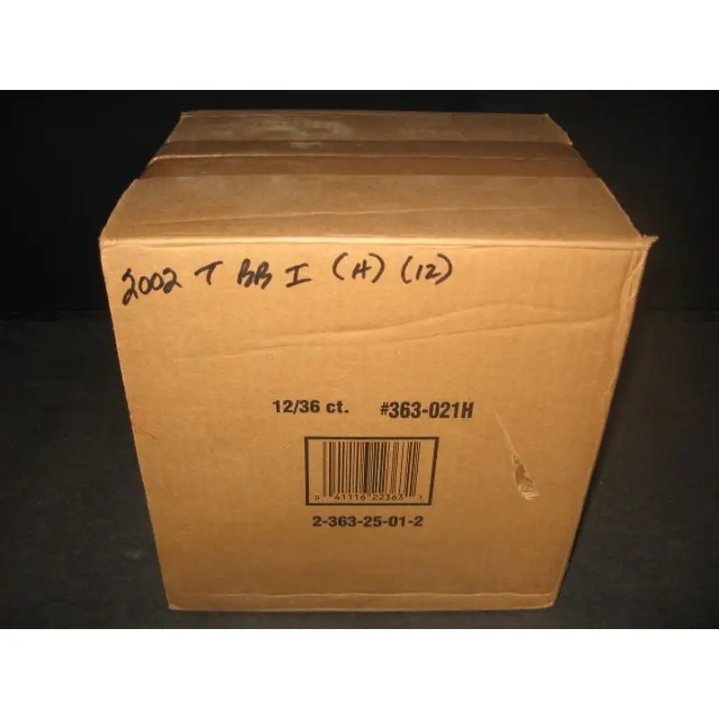 2002 Topps Baseball Series 1 Case (Hobby) (12 Box)