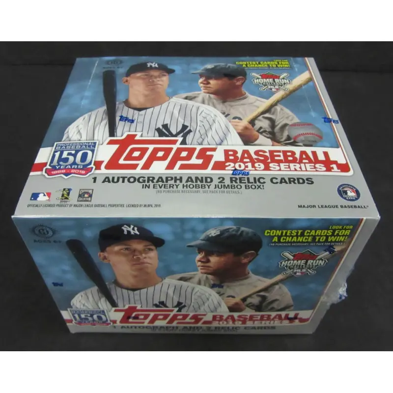 2019 Topps Baseball Series 1 Jumbo Box (Hobby) (10/46)