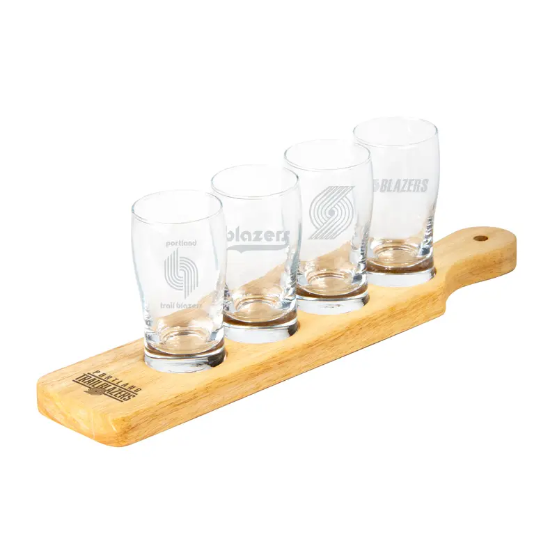 Portland Trailblazers Beer Flight Glass Set