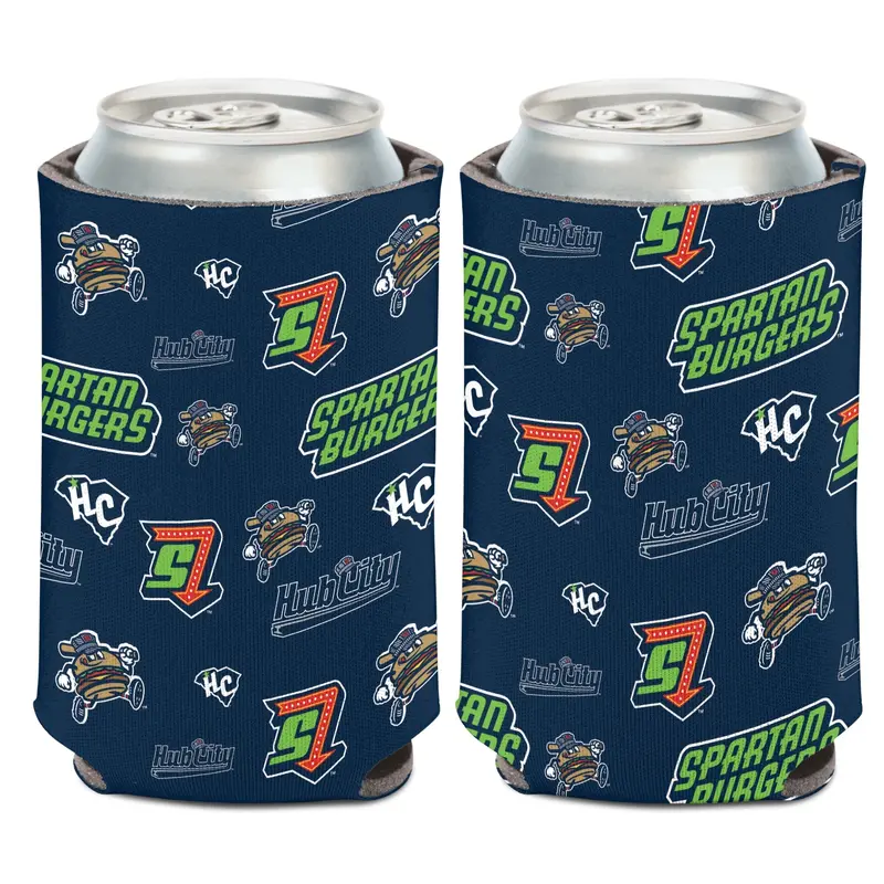 12oz Navy 2-Sided Design Koozie