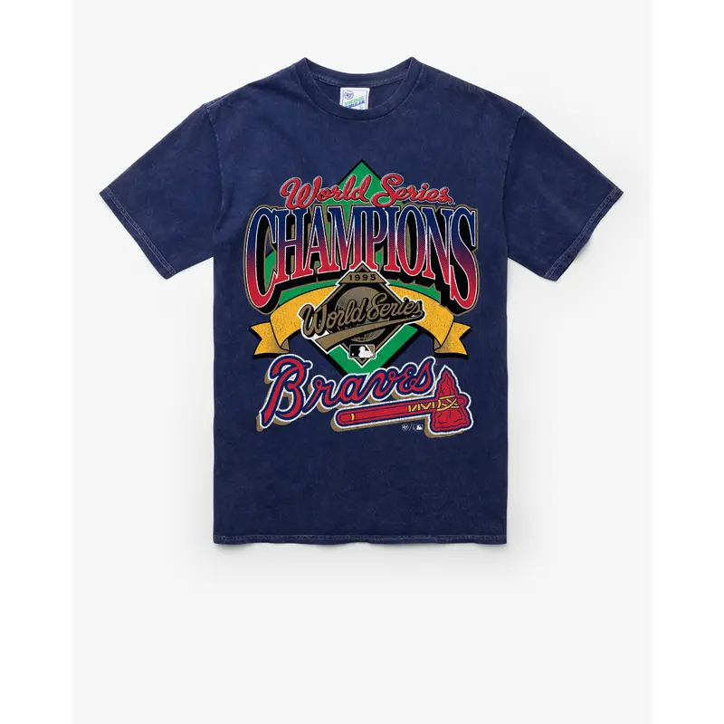 ATLANTA BRAVES COOPERSTOWN WORLD SERIES LOCKER '47 VINTAGE TUBULAR TEE