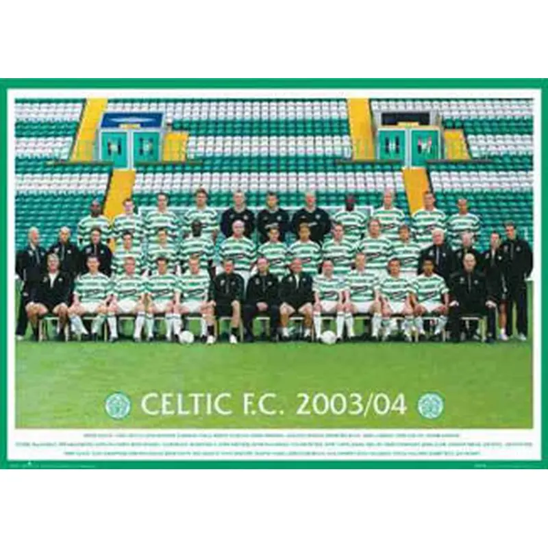 Glasgow Celtic Official Team Portrait 2003/04 - GB Posters