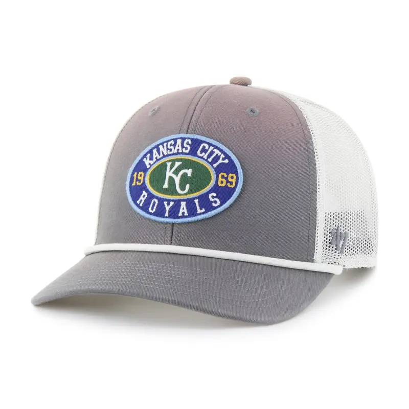 KANSAS CITY ROYALS TIDE SWEEP ROPE '47 TRUCKER