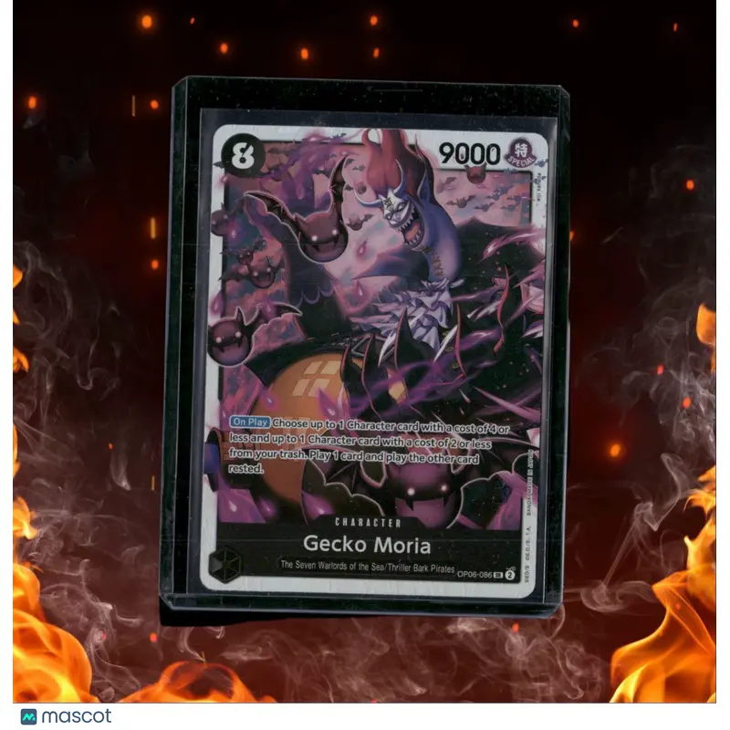 2024 One Piece Wings of the Captain Gecko Moria Alt Art SR NM #OP06-086