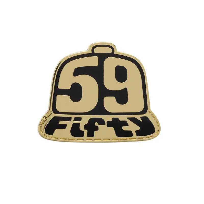 59FIFTY Day Cap Gold Pin Badge