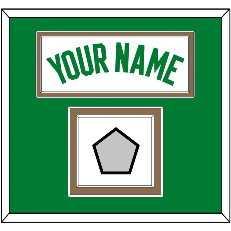 Boston Name & Finals Patch - White Association - Double Mat 2
