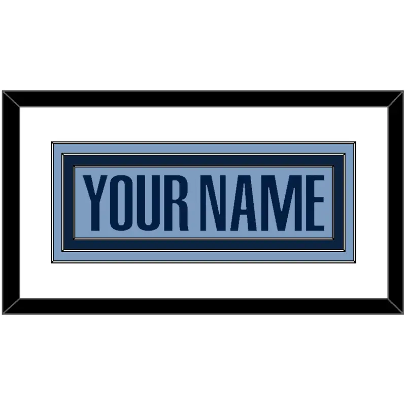 Memphis Name - Alternate Light Blue (2009-2010) - Triple Mat 1