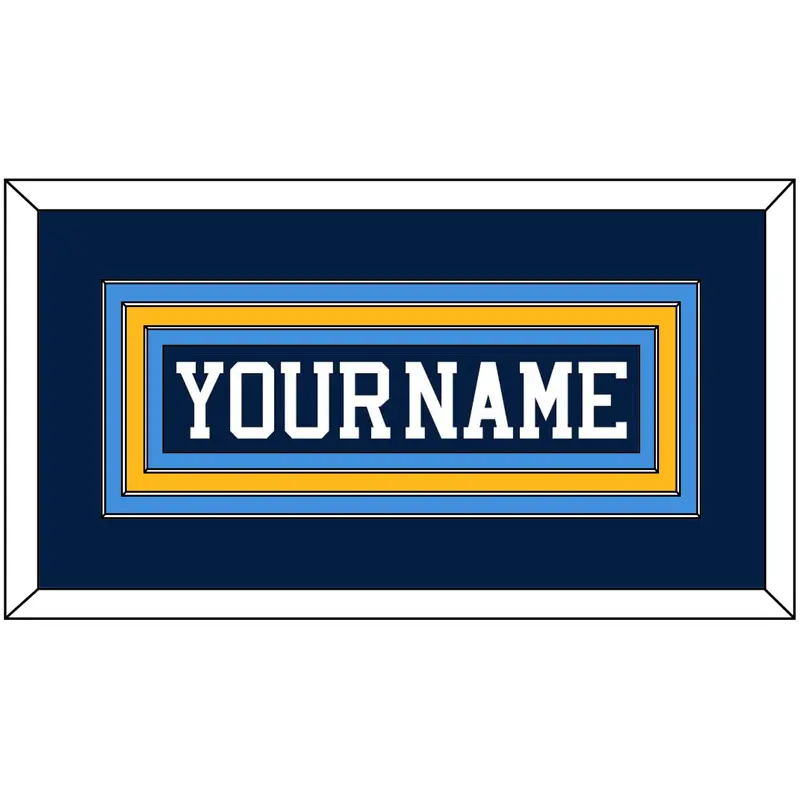 Pittsburgh Nameplate - Road Blue (1977-1980) - Triple Mat 3