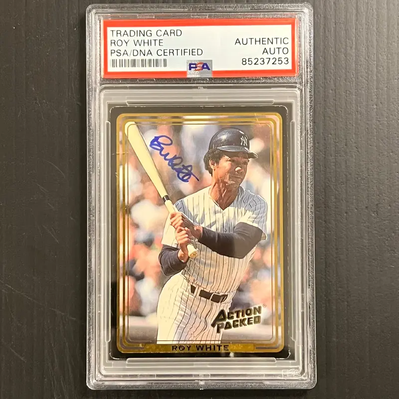 1992 Hi-Pro #34 Roy White Signed Card PSA Slabbed Auto Yankees
