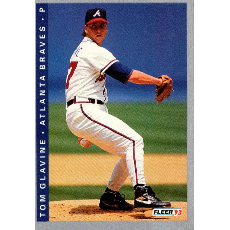 1993 Fleer Fruit of the Loom Tom Glavine #21