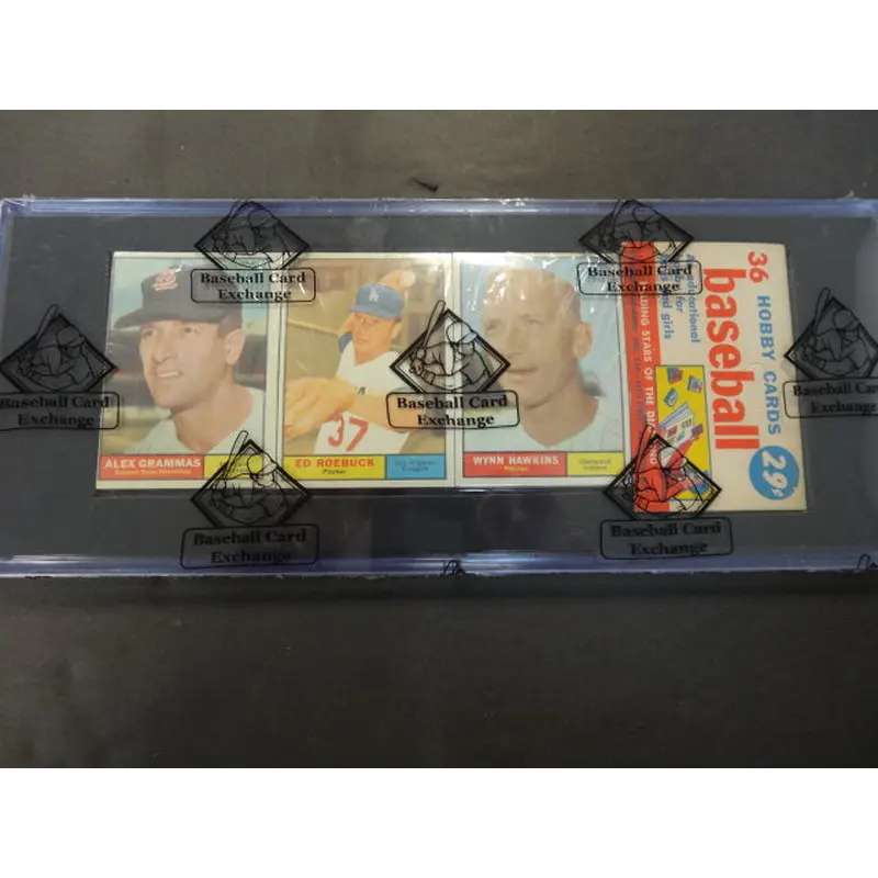 1961 Topps Baseball Unopened Rack Pack (#1)