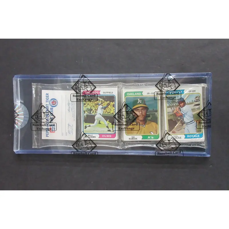 1974 Topps Baseball Unopened Rack Pack (BBCE) (Tigers Header)