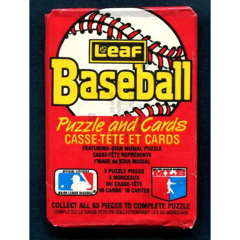 1988 Donruss Leaf Baseball Unopened Wax Pack