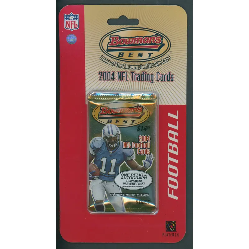 2004 Bowman's Best Football Blister Pack