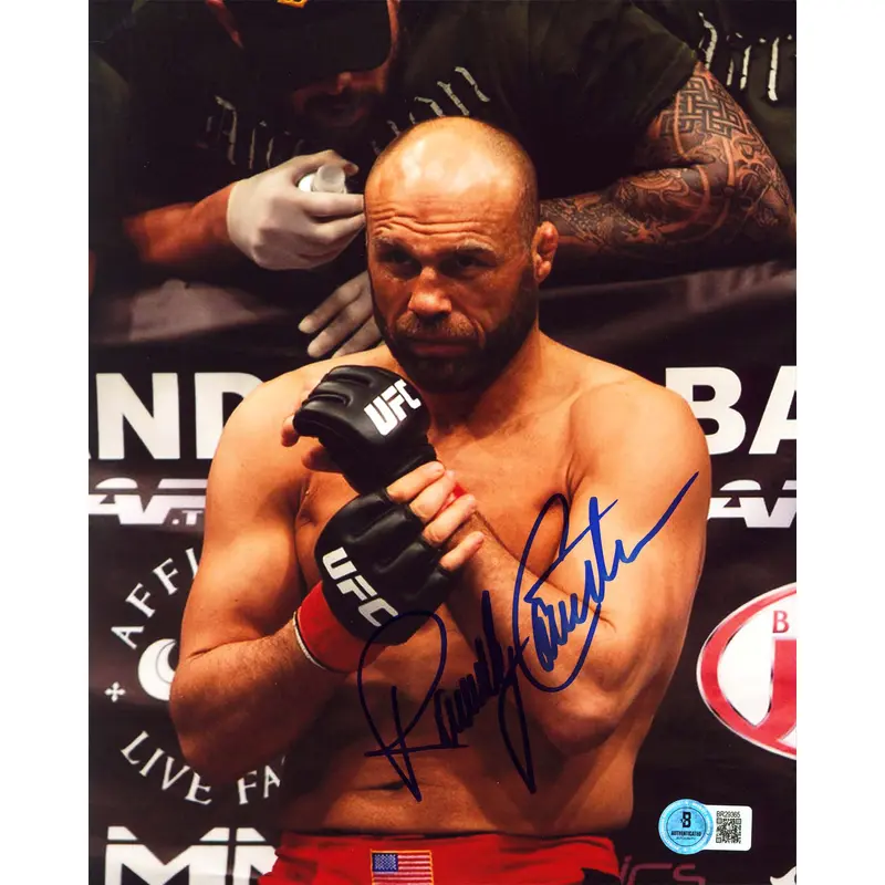 UFC Randy Couture Authentic Signed 8x10 Vertical Photo BAS #BR29365