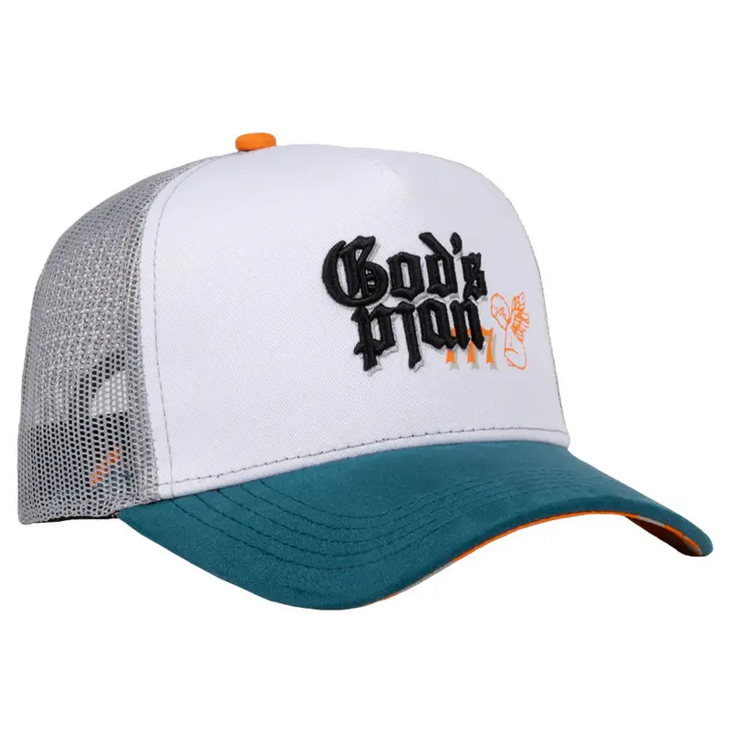 JC HATS WHITE SNAPBACK JC GODS PLAN 1858 WHT