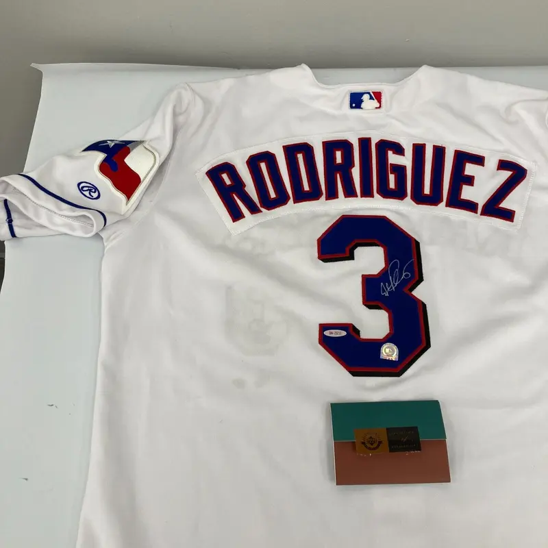 Alex Rodriguez Signed Authentic Game Model Texas Rangers Jersey UDA Upper Deck