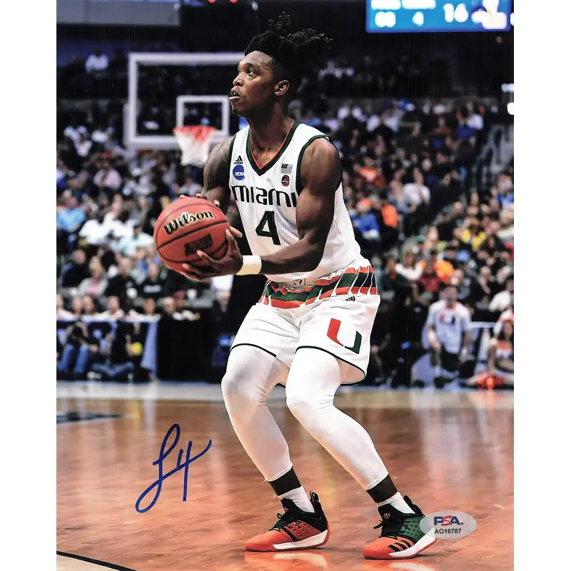 LONNIE WALKER IV Signed 8x10 Photo PSA/DNA Miami Hurricanes Autographed