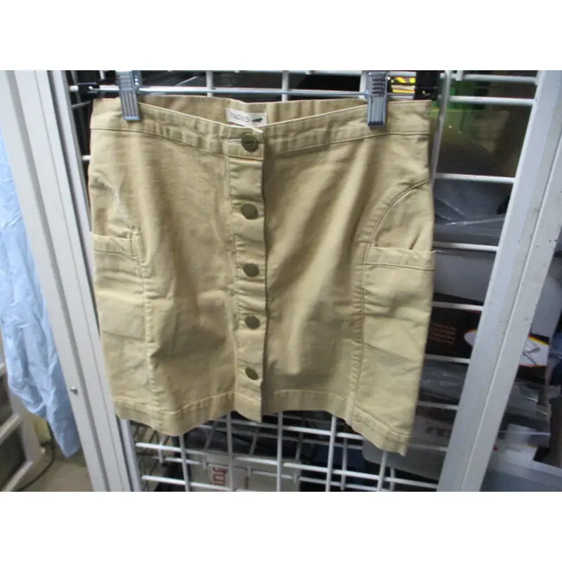Used Toad & Co Khaki Cargo Skirt Size 0