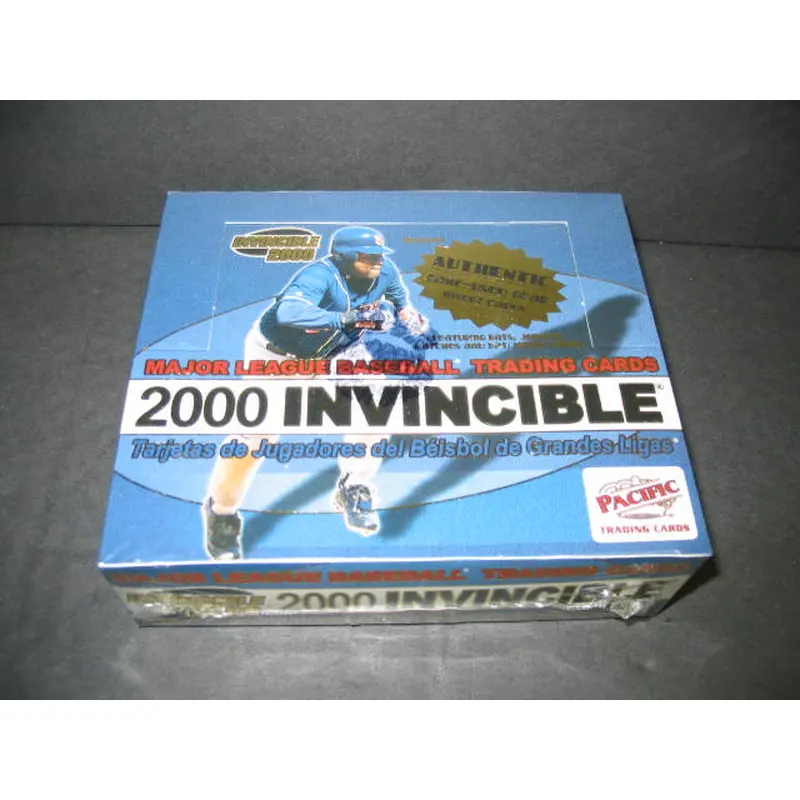 2000 Pacific Invincible Baseball Box