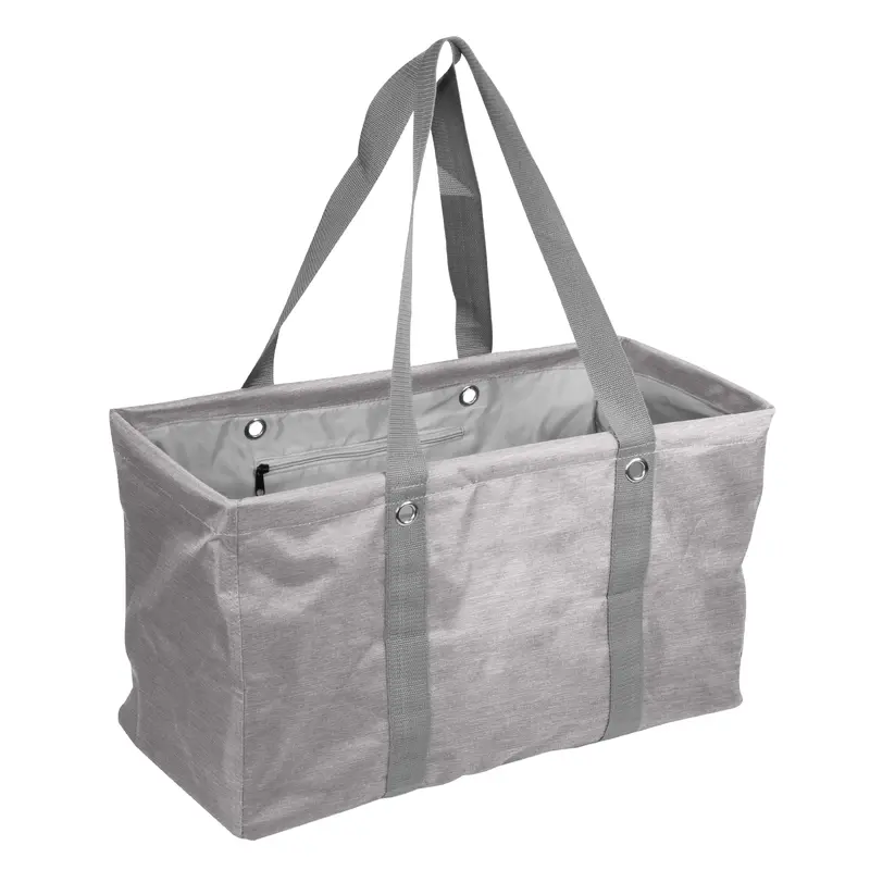 Plain Gray Crosshatch Picnic Caddy