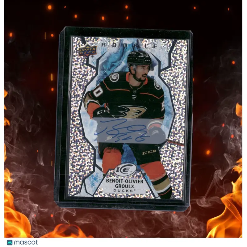 2021-22 Upper Deck Ice Benoit-Olivier Groulx Rookie Auto #111