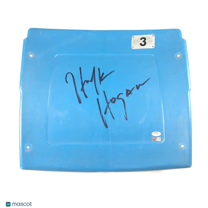 Hulk Hogan Signed Silverdome Seatback PSA/DNA Tristar WrestleMania Autographed W