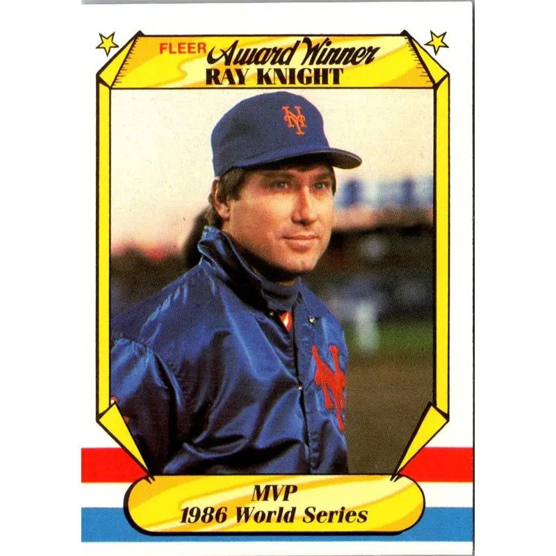 1987 Fleer Award Winners Ray Knight #21