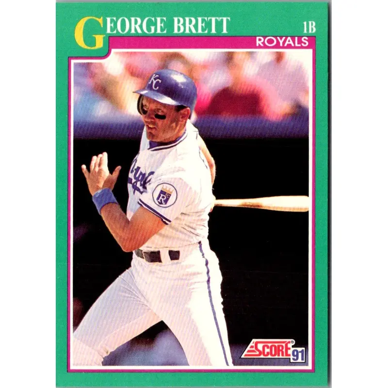 1991 Score George Brett #120