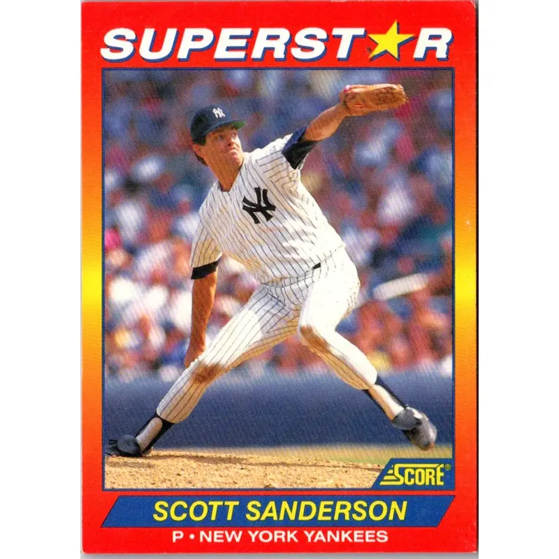 1992 Score 100 Superstars Scott Sanderson #59